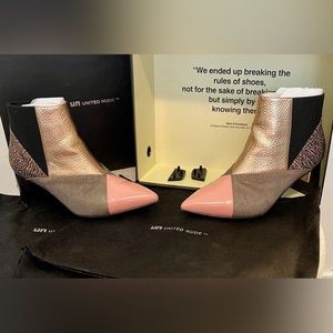 United Nudes Zinc Patch Ankle Boots Size US 6 / EU 36.